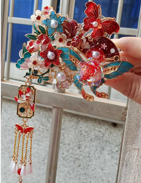 Heavy-Duty Phone Back Clip, Unique Theme, Handmade One-of-a-Kind Phone Accessory