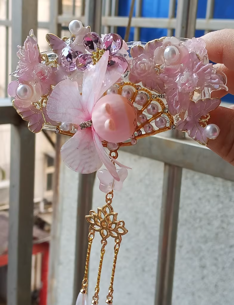 Heavy-Duty Phone Back Clip, Unique Theme, Handmade One-of-a-Kind Phone Accessory